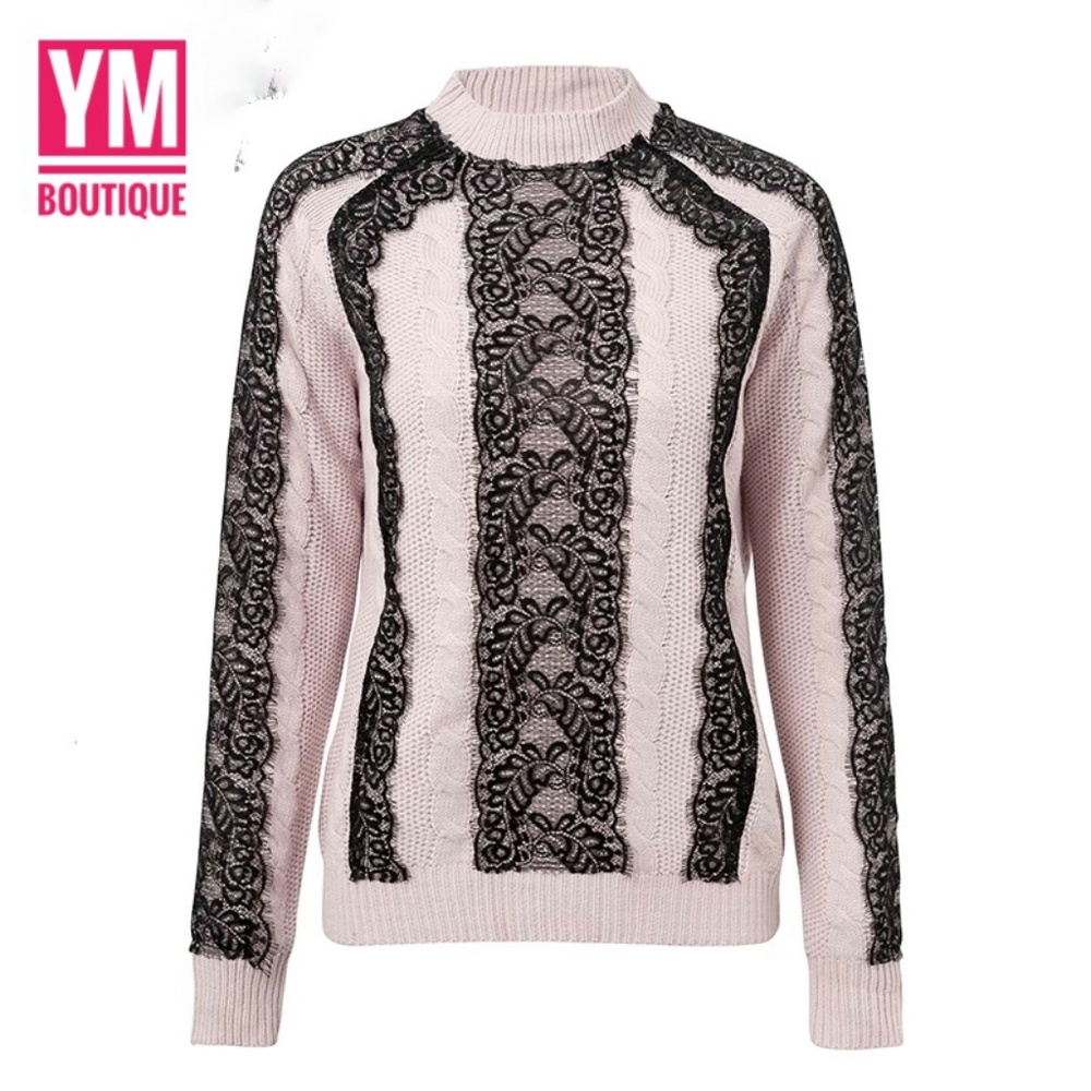 🔥Clearance🔥Lace detailed sweater - Picture 2 of 4